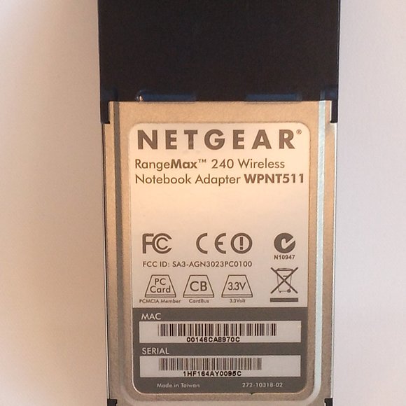 Netgear WPNT511 RangeMax 240 Wireless Adapter-Used in Working Condition - Picture 2 of 4